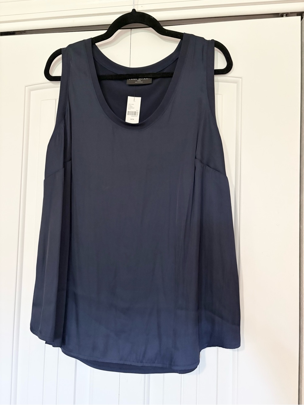 NWT Lane Bryant Navy Silky Sleeveless Scoop Neck Tank